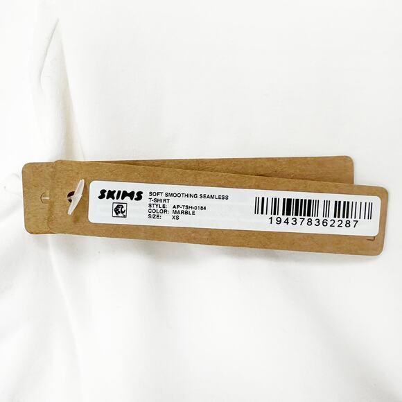 SKIMS Soft Smoothing Seamless T-Shirt Marble XS - Picture 8 of 10